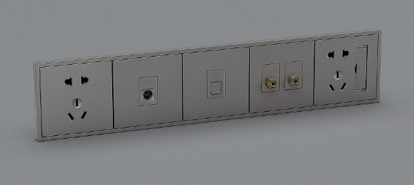 龍發(fā)裝飾電視背景墻插座布局