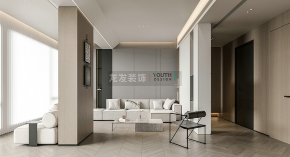 美的順城府300m2別墅設(shè)計(jì) | 現(xiàn)代簡(jiǎn)約風(fēng)格案例 - 龍發(fā)裝飾